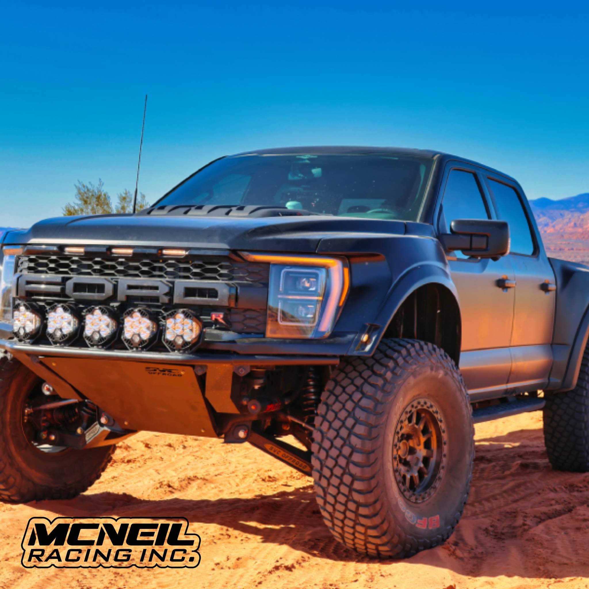 2021-2026 Ford Raptor (Gen 3/3.5) +4 Off Road Fiberglass Fenders ...