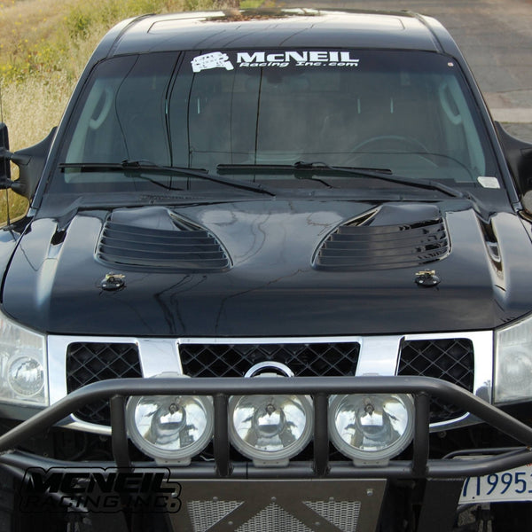 04-15 Nissan Titan Off Road Fiberglass Hood