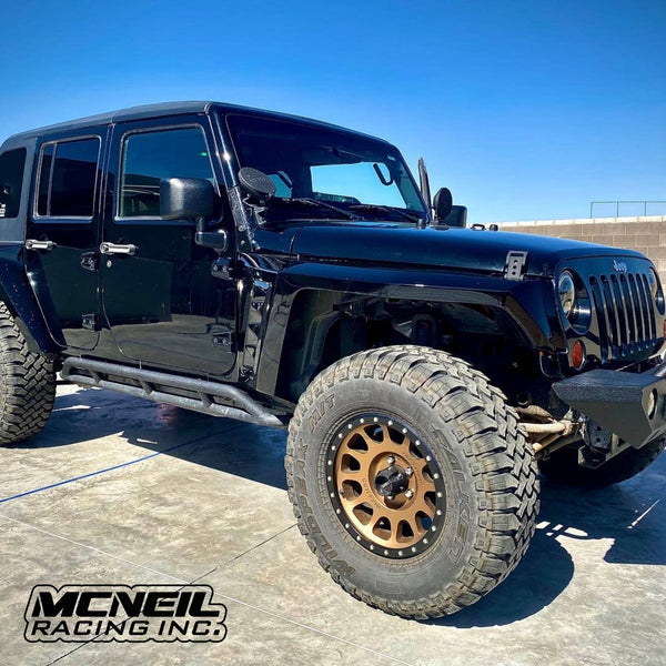 Jeep Wrangler JK 4" Fiberglass Rear Fenders
