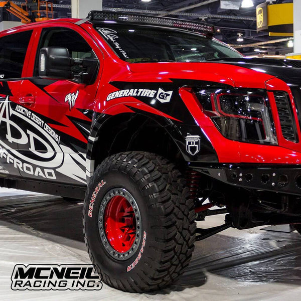 16+ Nissan Titan XD 4" Fiberglass Flare Fenders