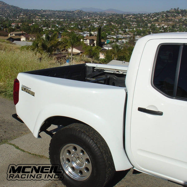 05-20 Nissan Frontier 4" Bulge Crew Cab Off Road Fiberglass Bedsides