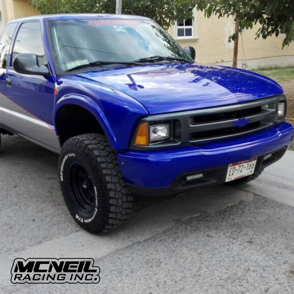94-04 Chevy S10 4" Bulge Off Road Fiberglass Bedsides