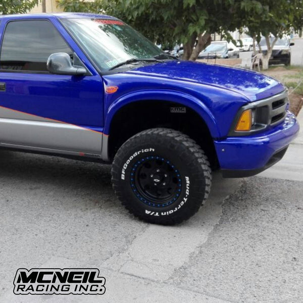 94-04 Chevy S10 4" Bulge Off Road Fiberglass Fenders
