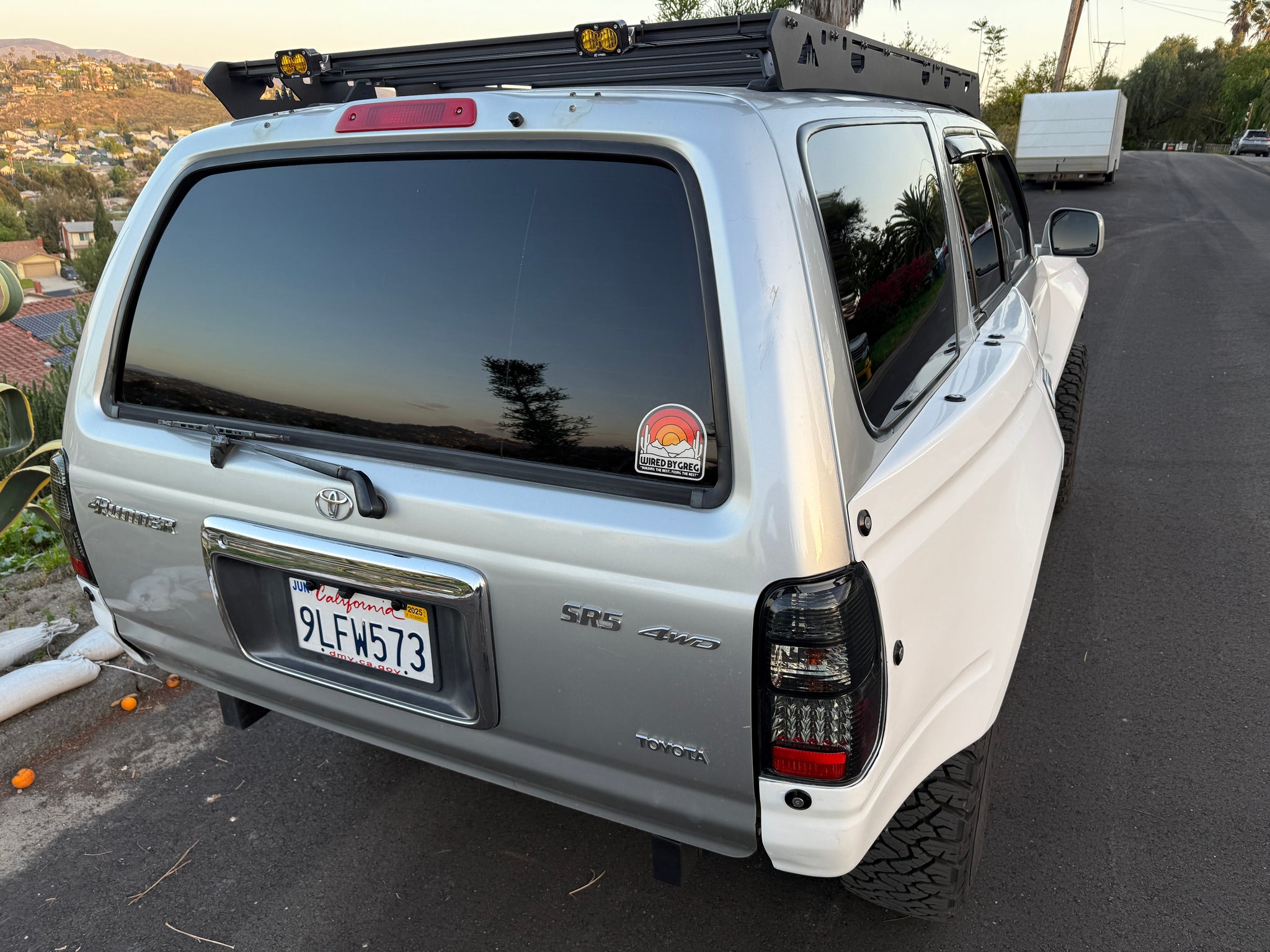 96-02 Toyota 4 Runner 4.5" Flare  Off Road Fiberglass Bedsides