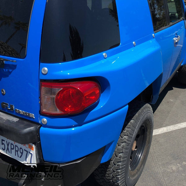 Fj Cruiser Fiberglass Rear Panels 4" flare