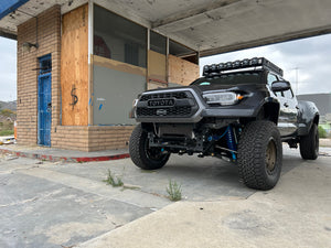 16+ Toyota Tacoma 6" Bulge Off Road Fiberglass Fenders