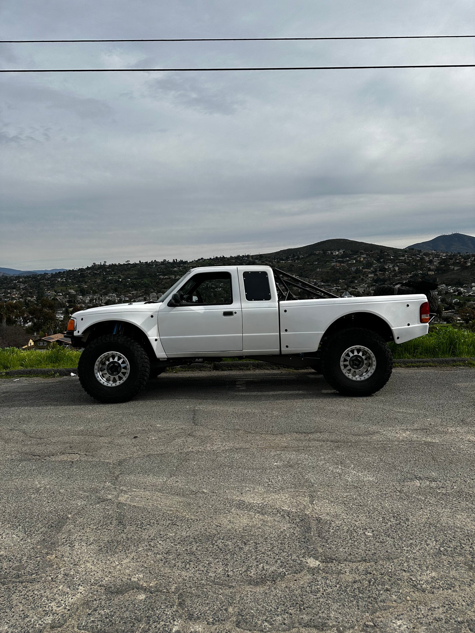 93-12 Ford Ranger 8" Bulge Off Road Fiberglass Bedsides