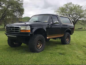 92-96 Ford Bronco 3" Bulge Off Road Fiberglass Fenders