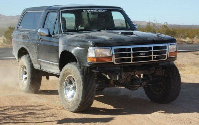 92-96 Ford Bronco Off Road Fiberglass Hood