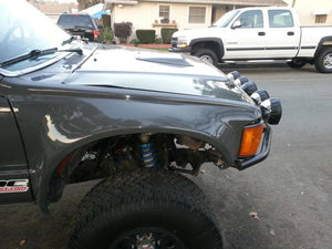 84-88 Toyota 4 Pickup 3" Bulge Off Road Fiberglass Fenders