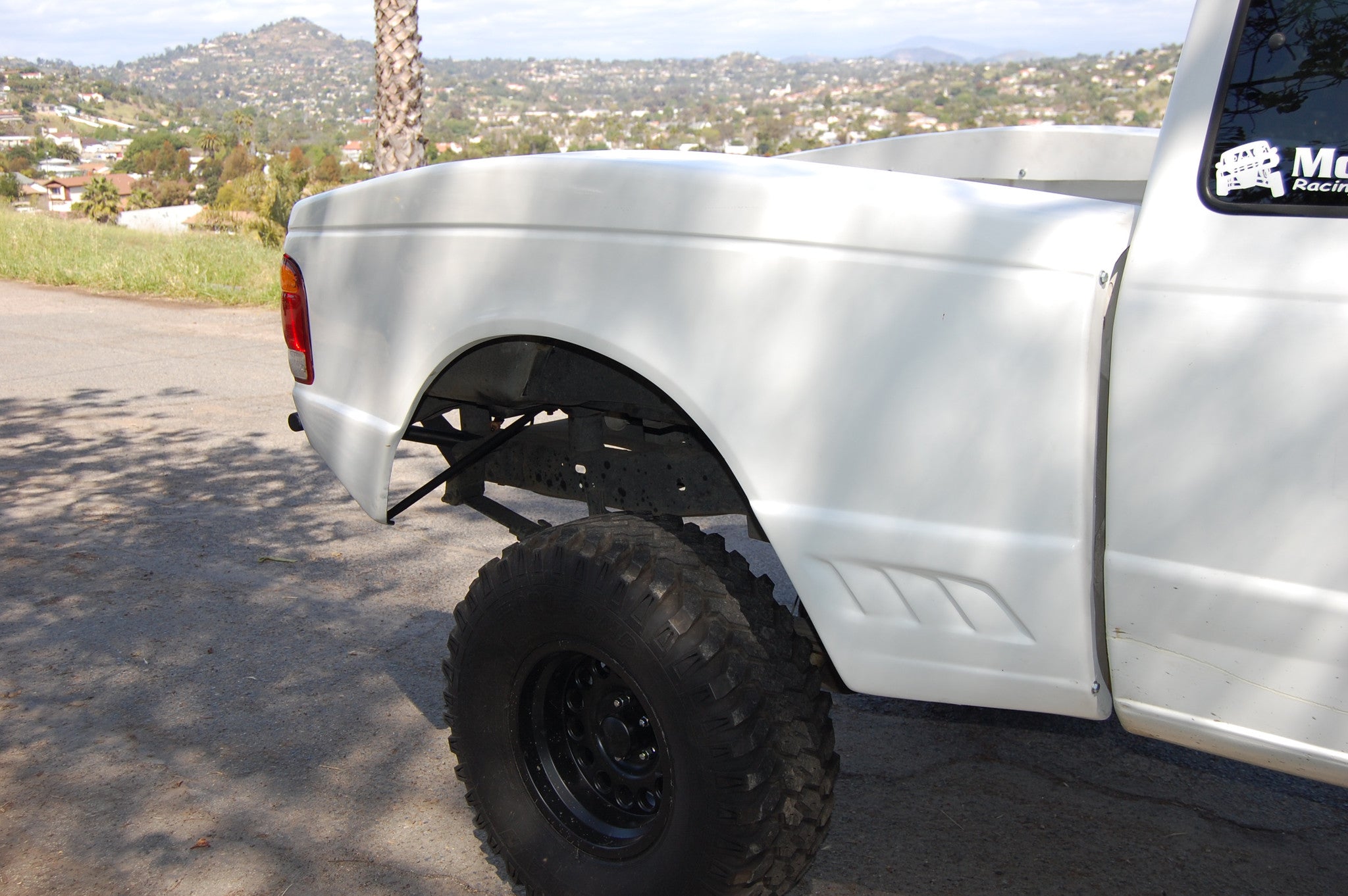 93-12 Ford Ranger 4" Bulge TT Style Off Road Fiberglass Bedsides - McNeil Racing Inc