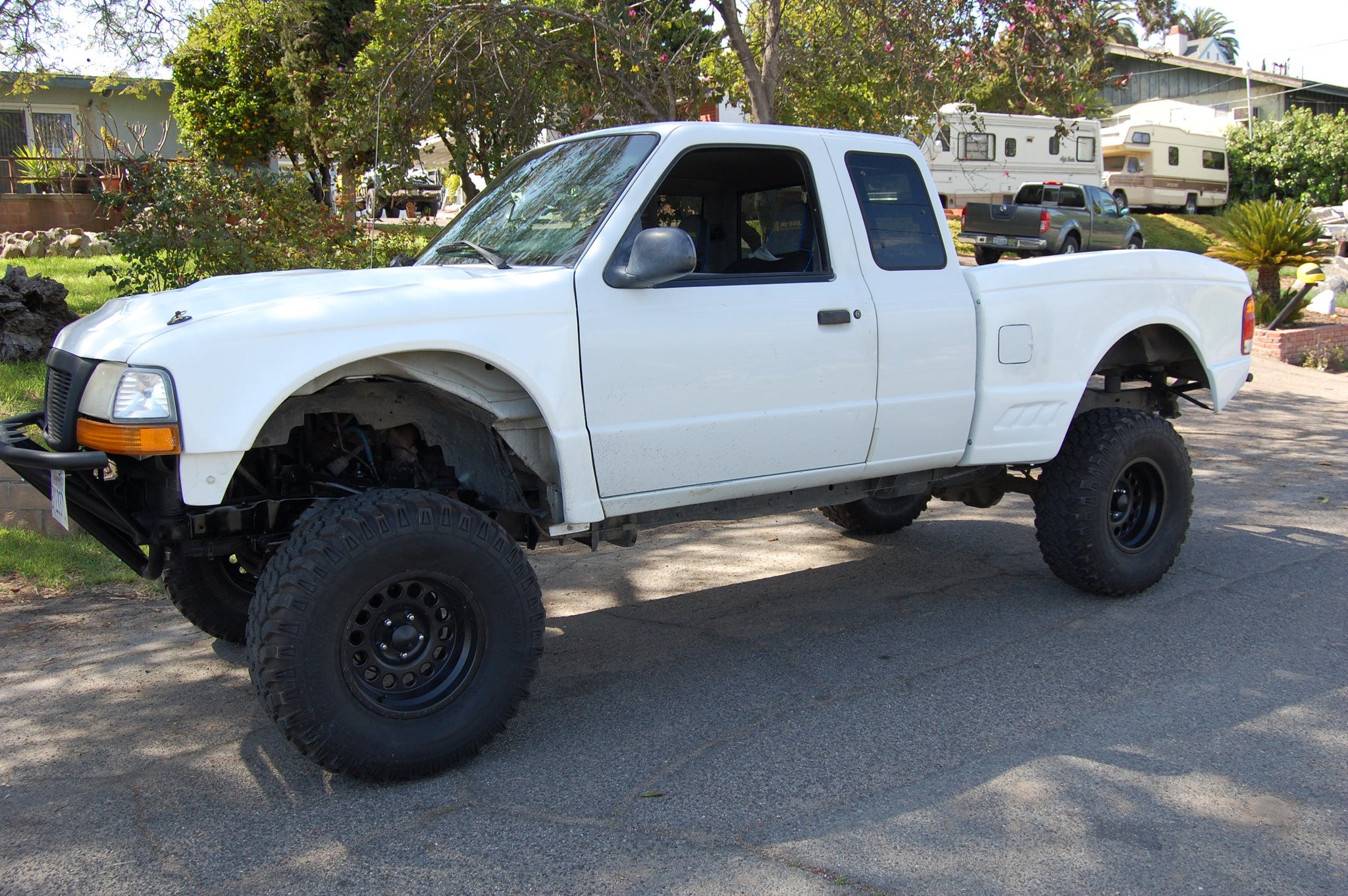 93-12 Ford Ranger 4" Bulge TT Style Off Road Fiberglass Bedsides - McNeil Racing Inc