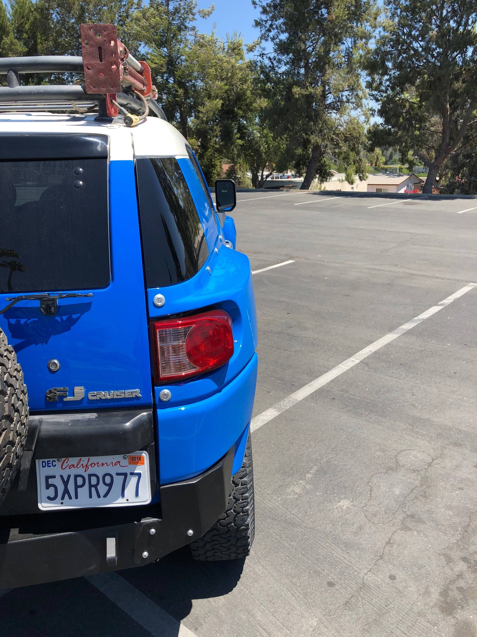 Fj Cruiser Fiberglass Rear Panels 4" flare