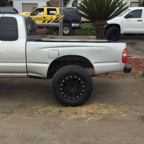 96-04 Toyota Tacoma 4" Flare Off Road Fiberglass Bedsides