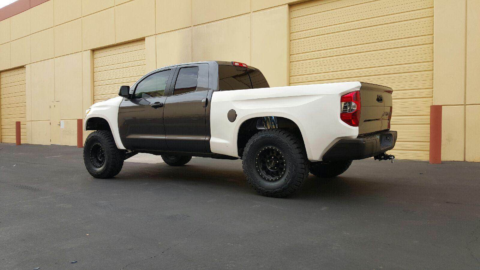 14+ Toyota Tundra 4" Bulge Style Off Road Fiberglass Bedsides - 6.5 Bed - McNeil Racing Inc