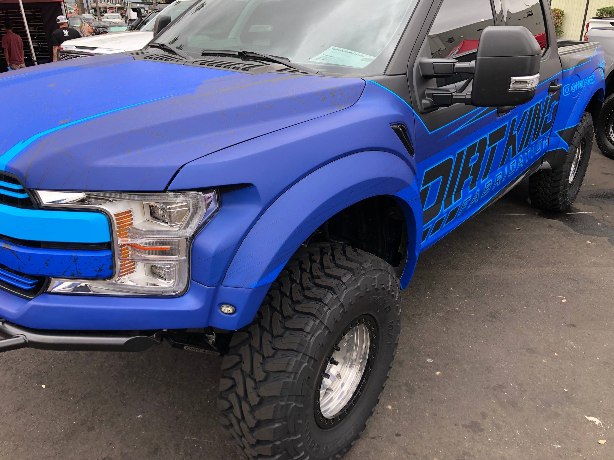 18-20 Ford F150 5" Bulge Off Road Fiberglass Fenders