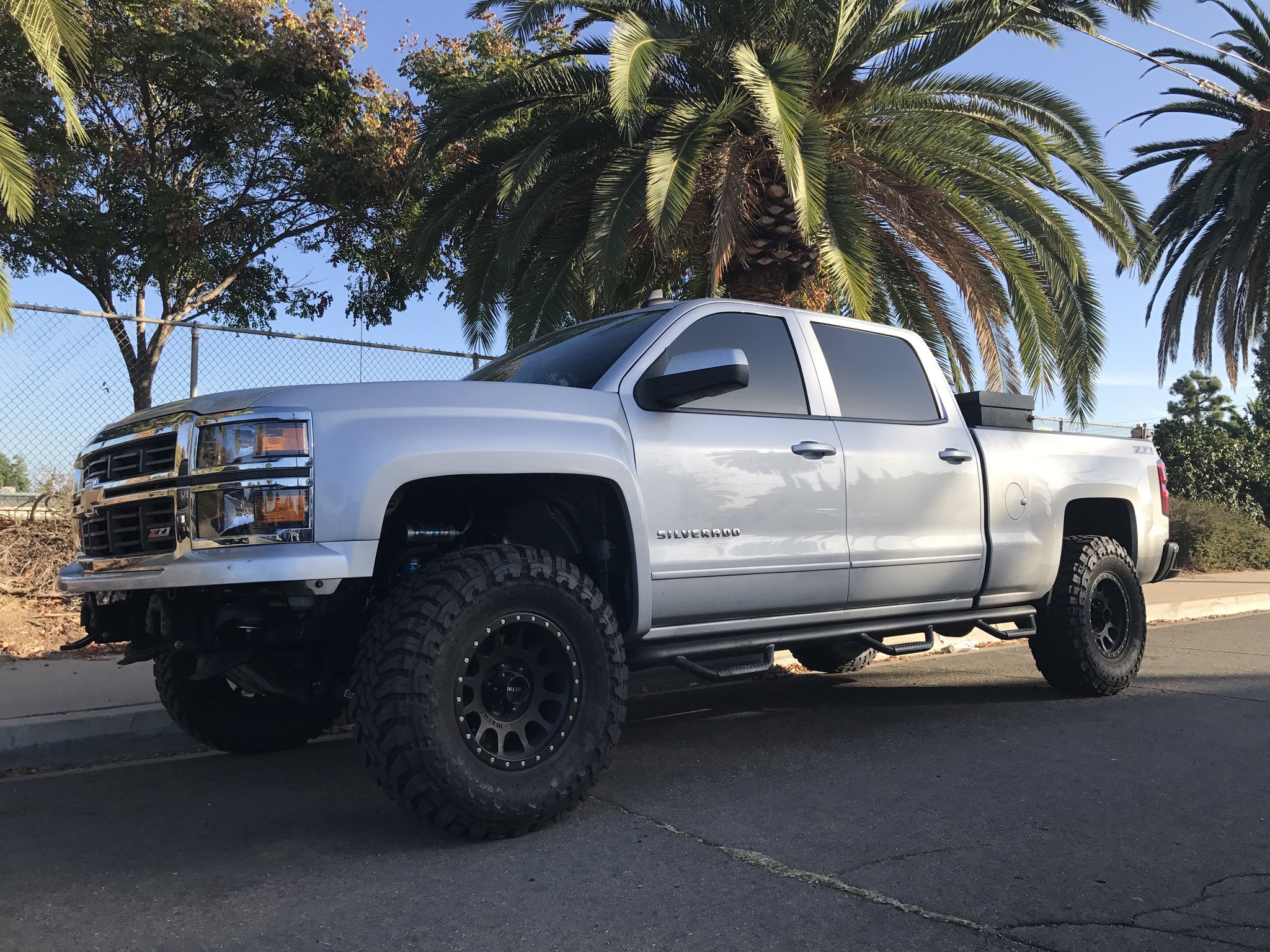 14+ Chevy Silverado 3" Bulge Off Road Fiberglass Fenders - McNeil Racing Inc