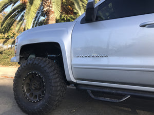 14+ Chevy Silverado 3" Bulge Off Road Fiberglass Fenders - McNeil Racing Inc