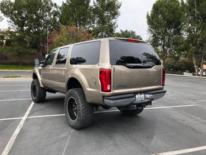 Ford Excursion Fiberglass rear panels Conversion to 2017