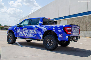 2021 Ford F150 4" Bulge Off Road Fiberglass Fenders