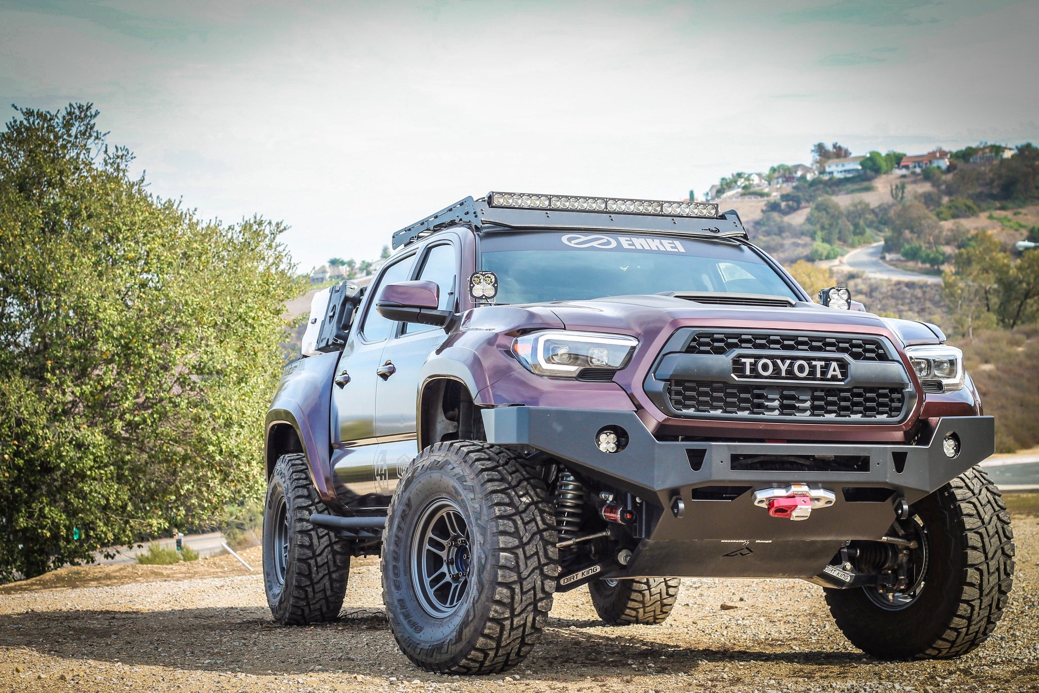 16+ Toyota Tacoma 3" Bulge Off Road Fiberglass Bedsides