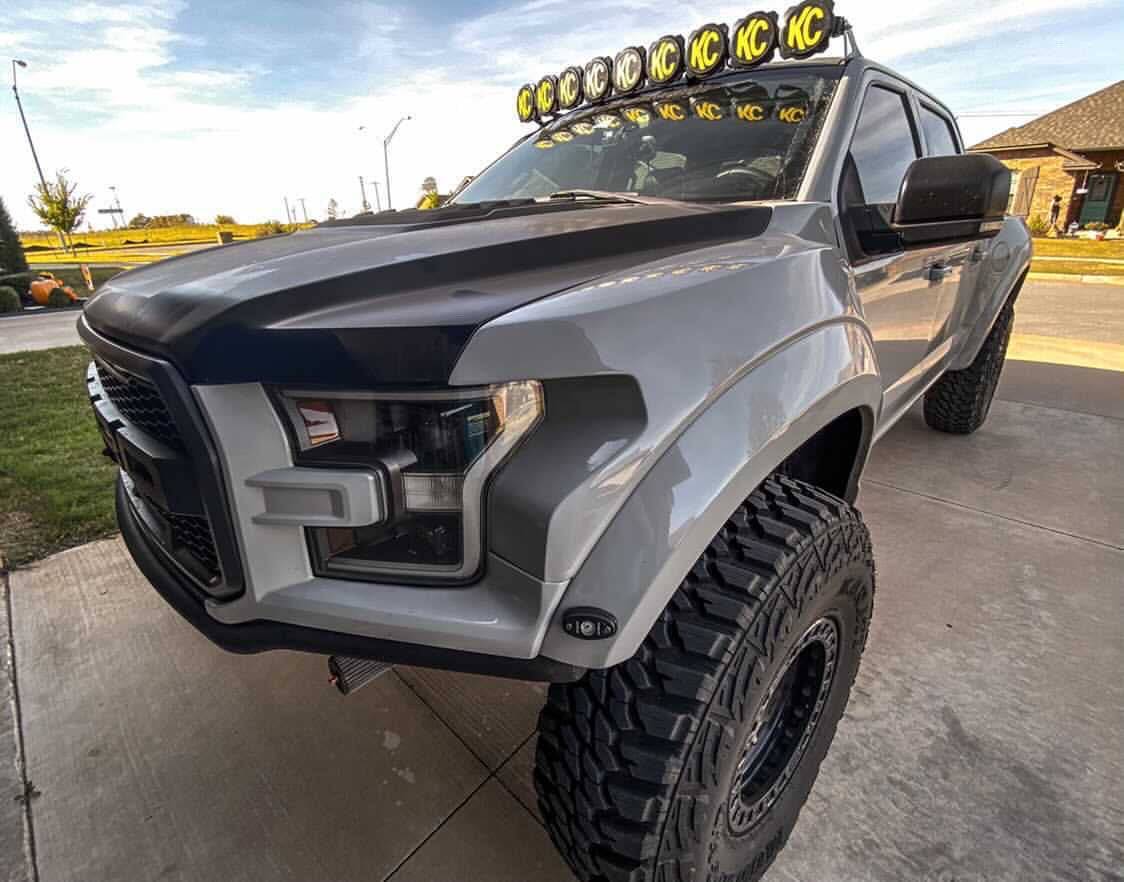 2017-2020 Ford Raptor +4 Off Road Fiberglass Fenders