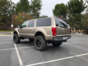 Ford Excursion Fiberglass rear panels Conversion to 2017