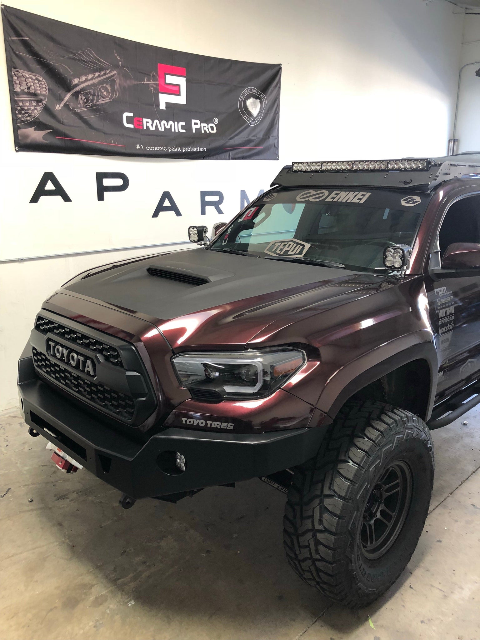 16+ Toyota Tacoma 3" Bulge Off Road Fiberglass Fenders