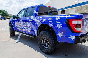 2021 Ford F150 4" Bulge Off Road Fiberglass Fenders