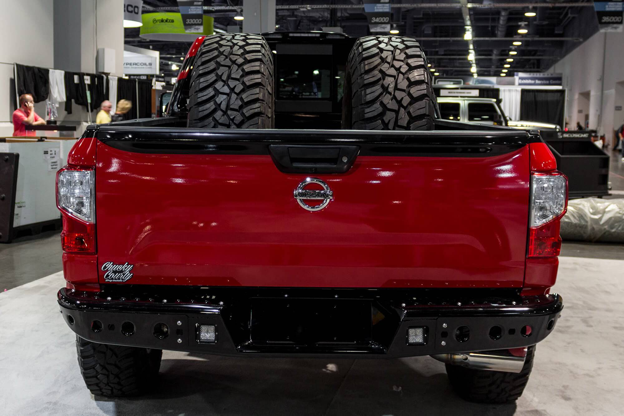 16+ Nissan Titan 4" Fiberglass flared Bedsides 6.5 bed