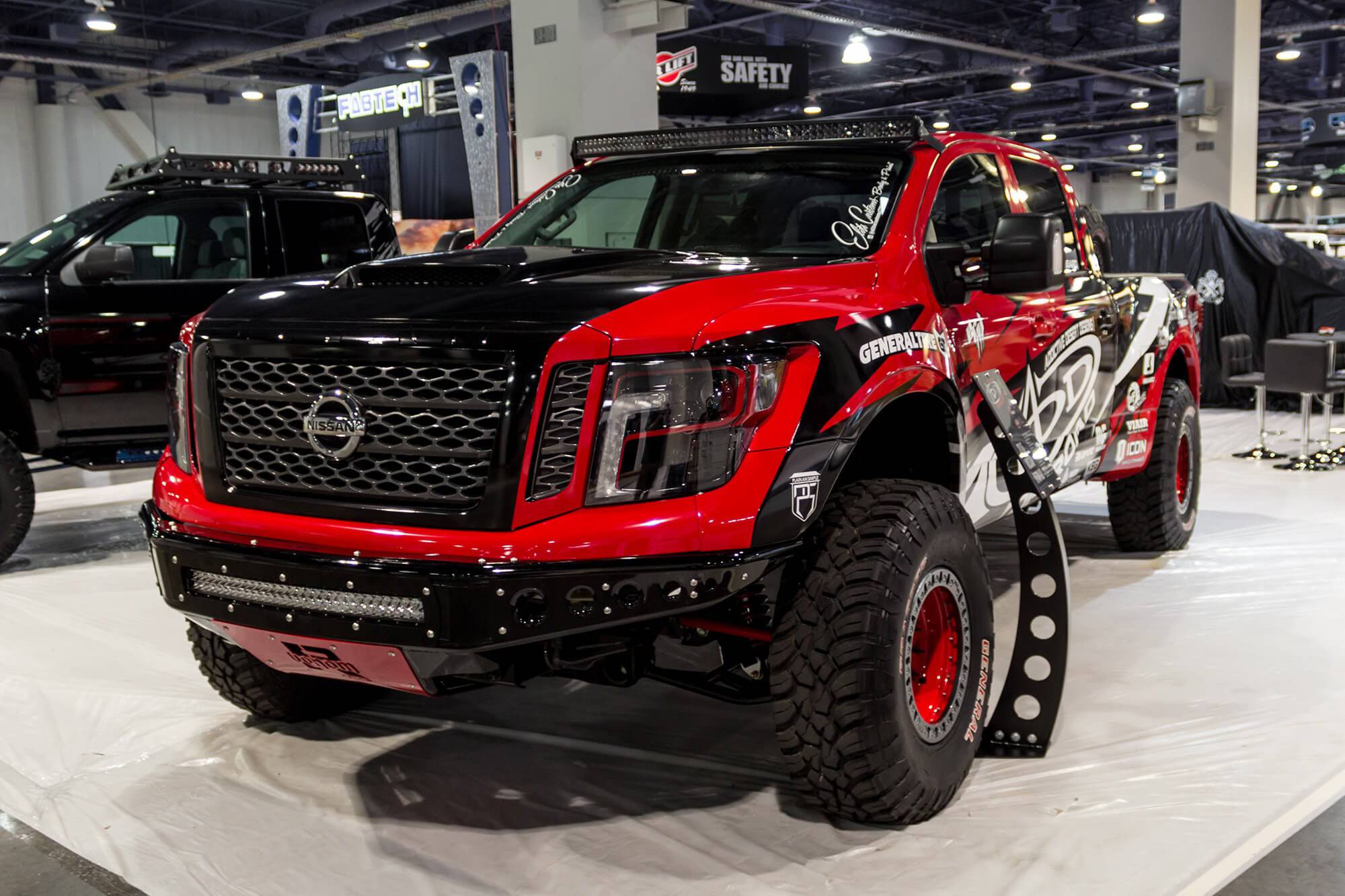 16+ Nissan Titan XD 4" Fiberglass Flare Fenders