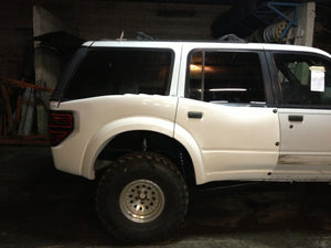 91-97 Ford Explorer 4 Door To Raptor 6" Bulge Off Road Fiberglass Conversion Bedsides - McNeil Racing Inc