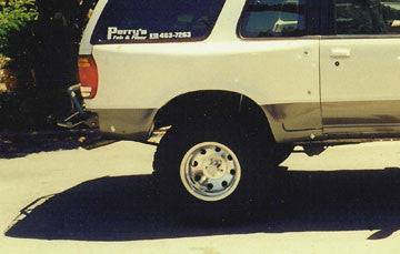 95-01 Ford Explorer 2 Door 4" Bulge Off Road Fiberglass Bedsides
