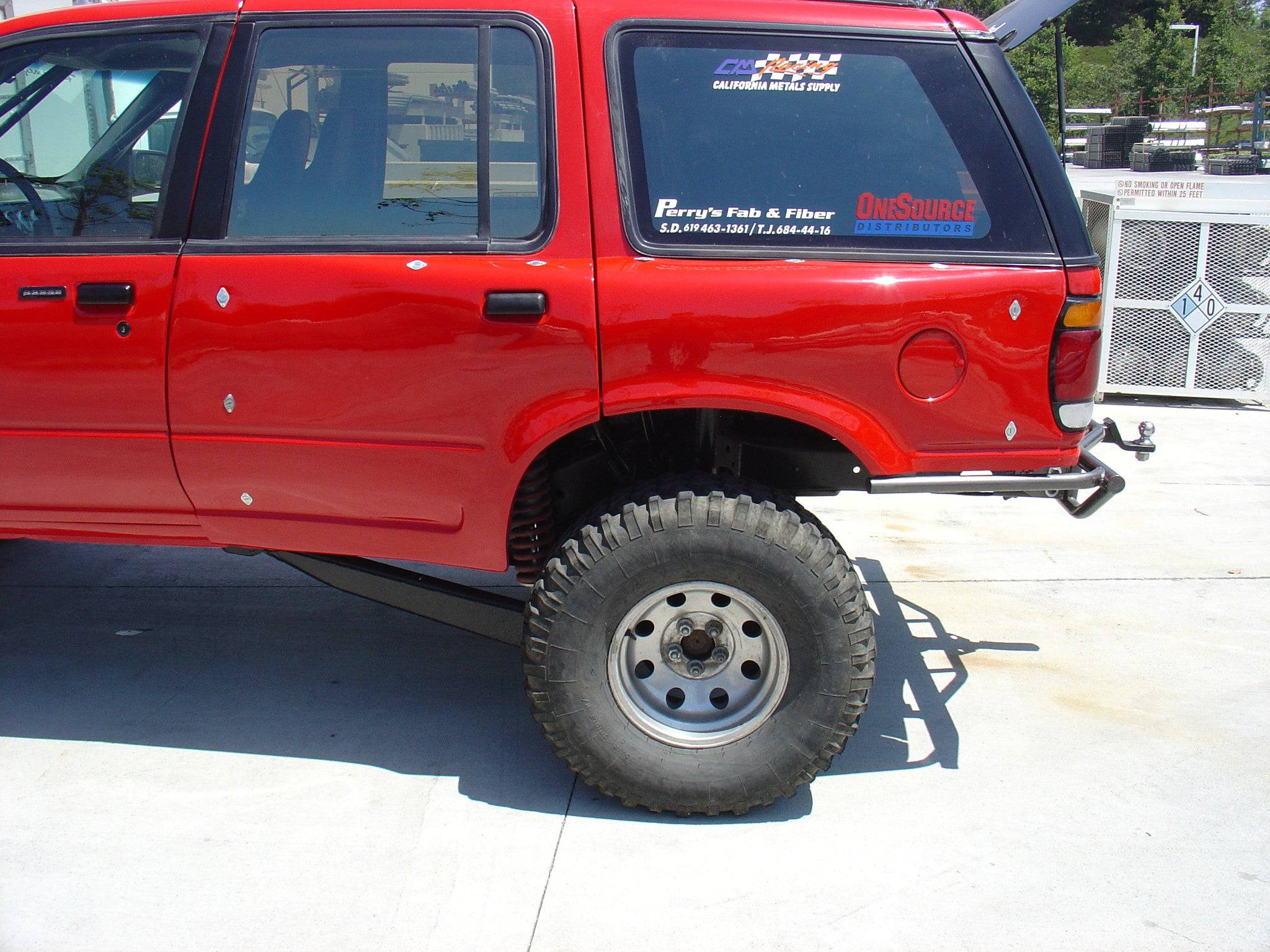 95-01 Ford Explorer 4 Door 4" Bulge Off Road Fiberglass Bedsides