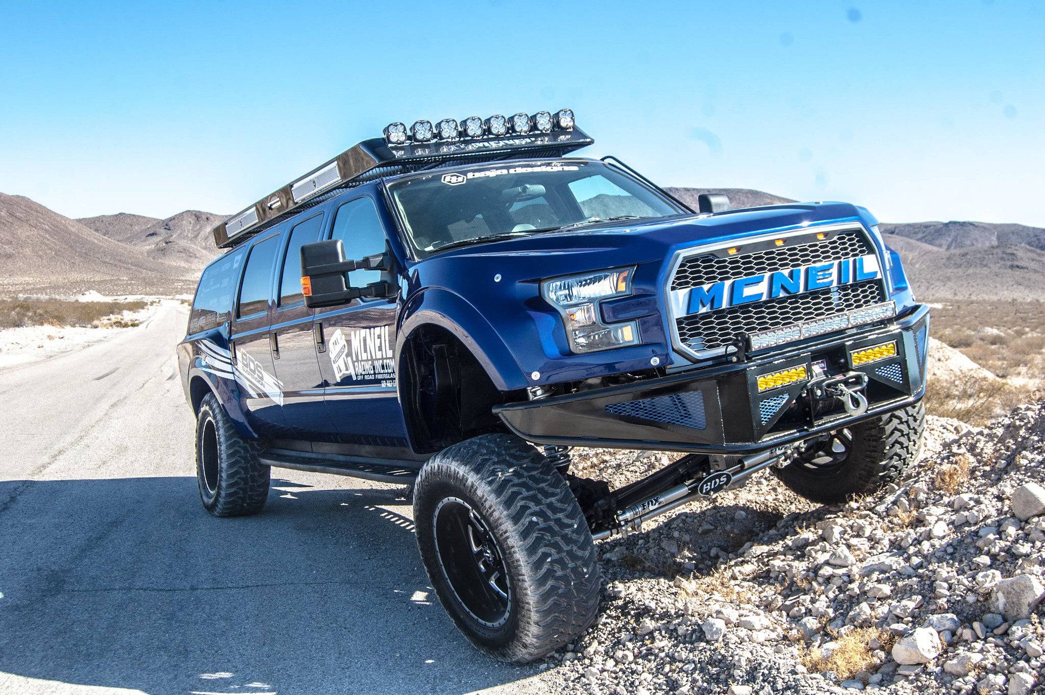 Ford Excursion Rear Fiberglass Bedsides – McNeil Racing Inc